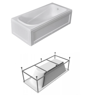 Акриловая ванна Parly Ortiz CT10819 170х70  белая